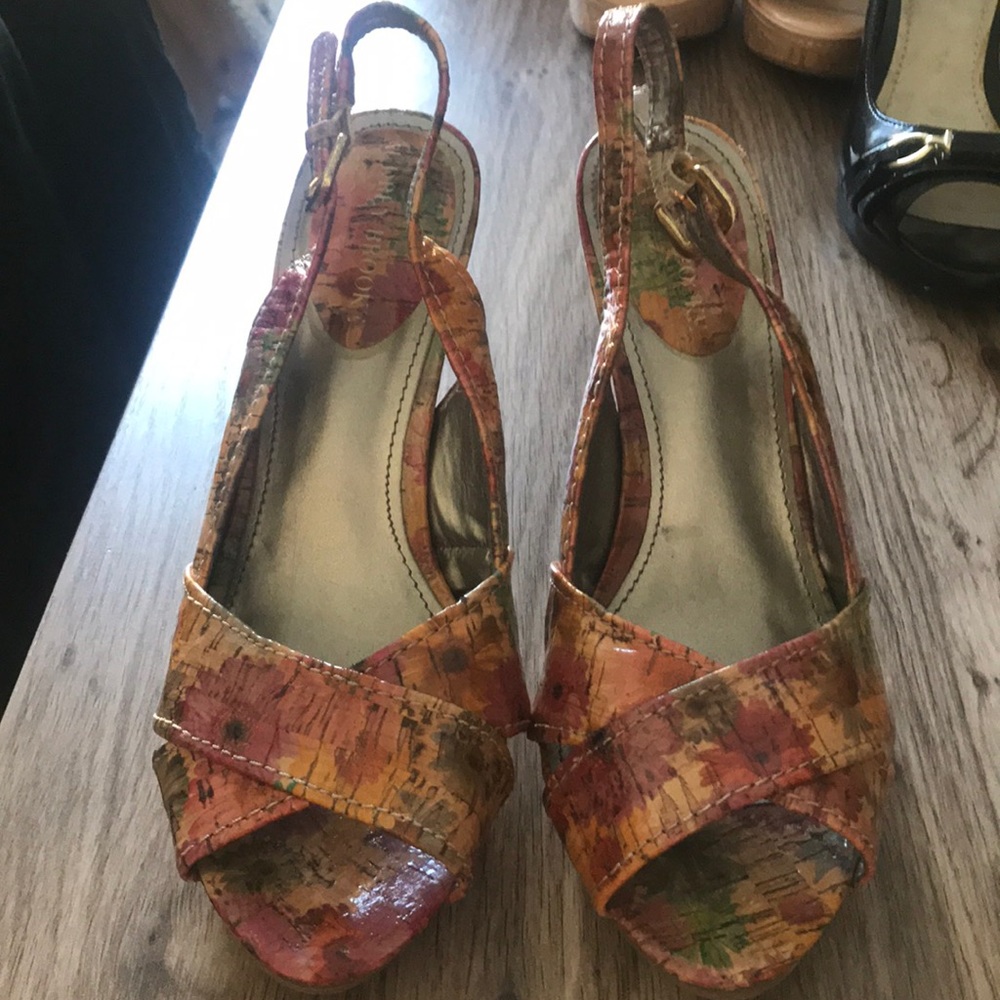 Audrey Brooke Patterned Pumps